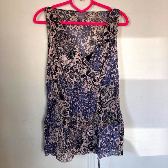 Ann Taylor - Spring Time Layered Blouse Size 2 S - Picture 1 of 4